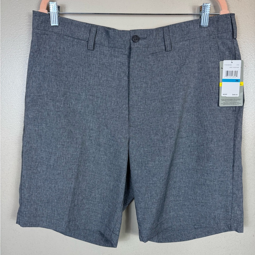 PGA Tour Golf Shorts Mens Gray UPF 50 NWT Size‎ 36 Spring Summer Athleisure